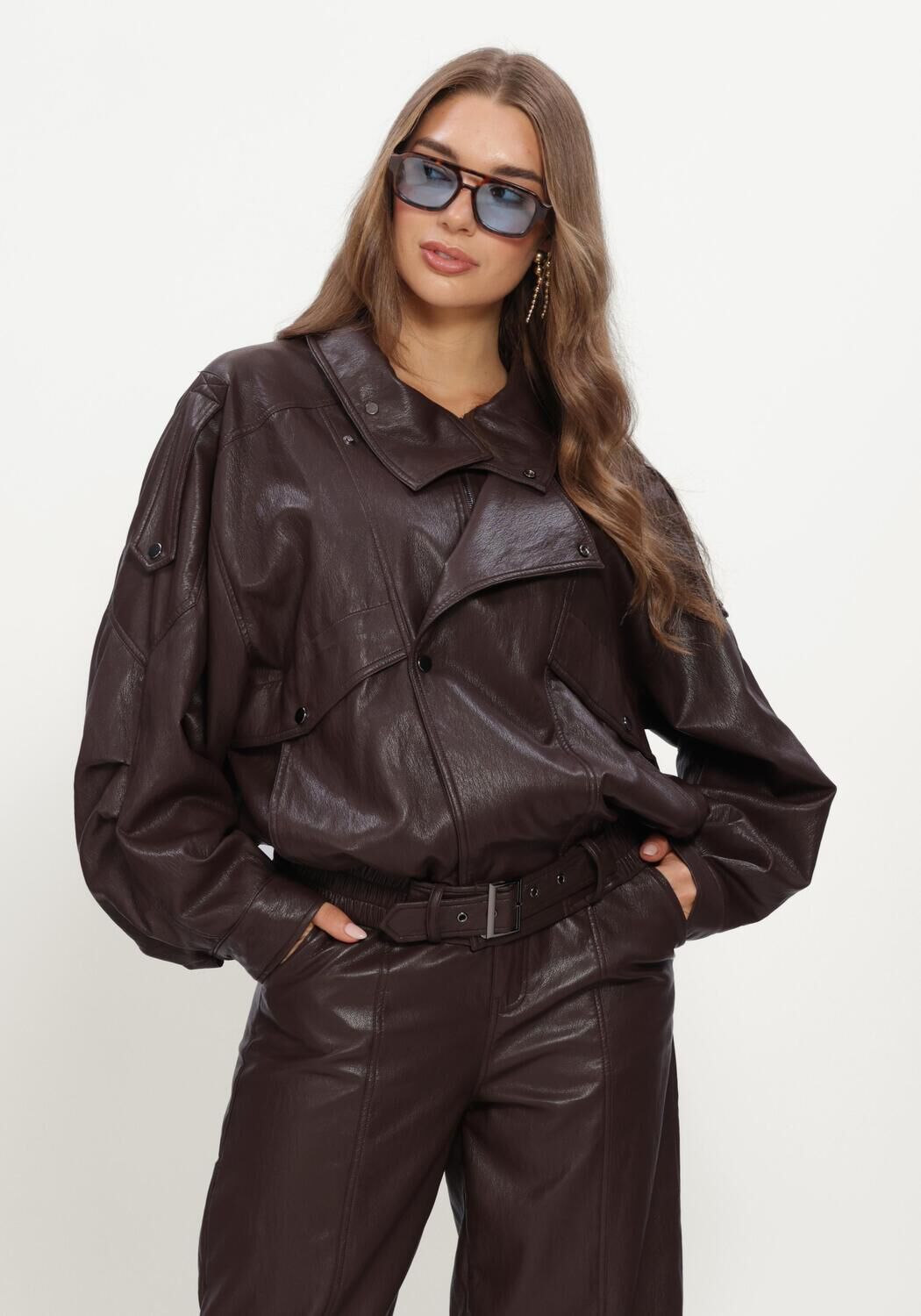 Bruine STUDIO AMAYA Jack SAMILLE JACKET - large