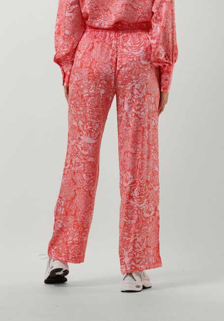 Roze MSCH COPENHAGEN Pantalon MARICEL MYRINA PANTS AOP - large
