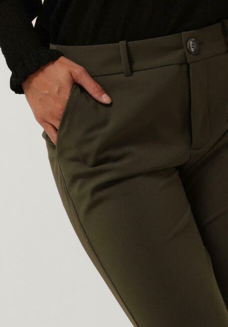 Donkergroene MOS MOSH Pantalon MMELLEN IZZY PANT - large