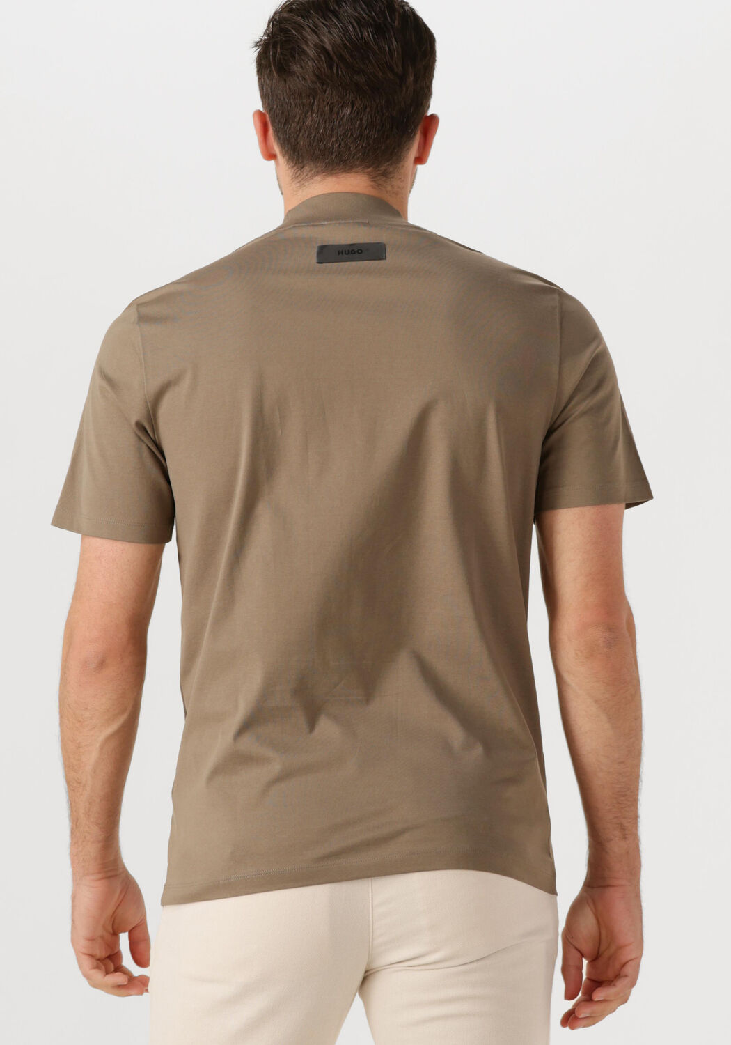 HUGO Heren Polo's & T-shirts Dimersom 10271881 Khaki
