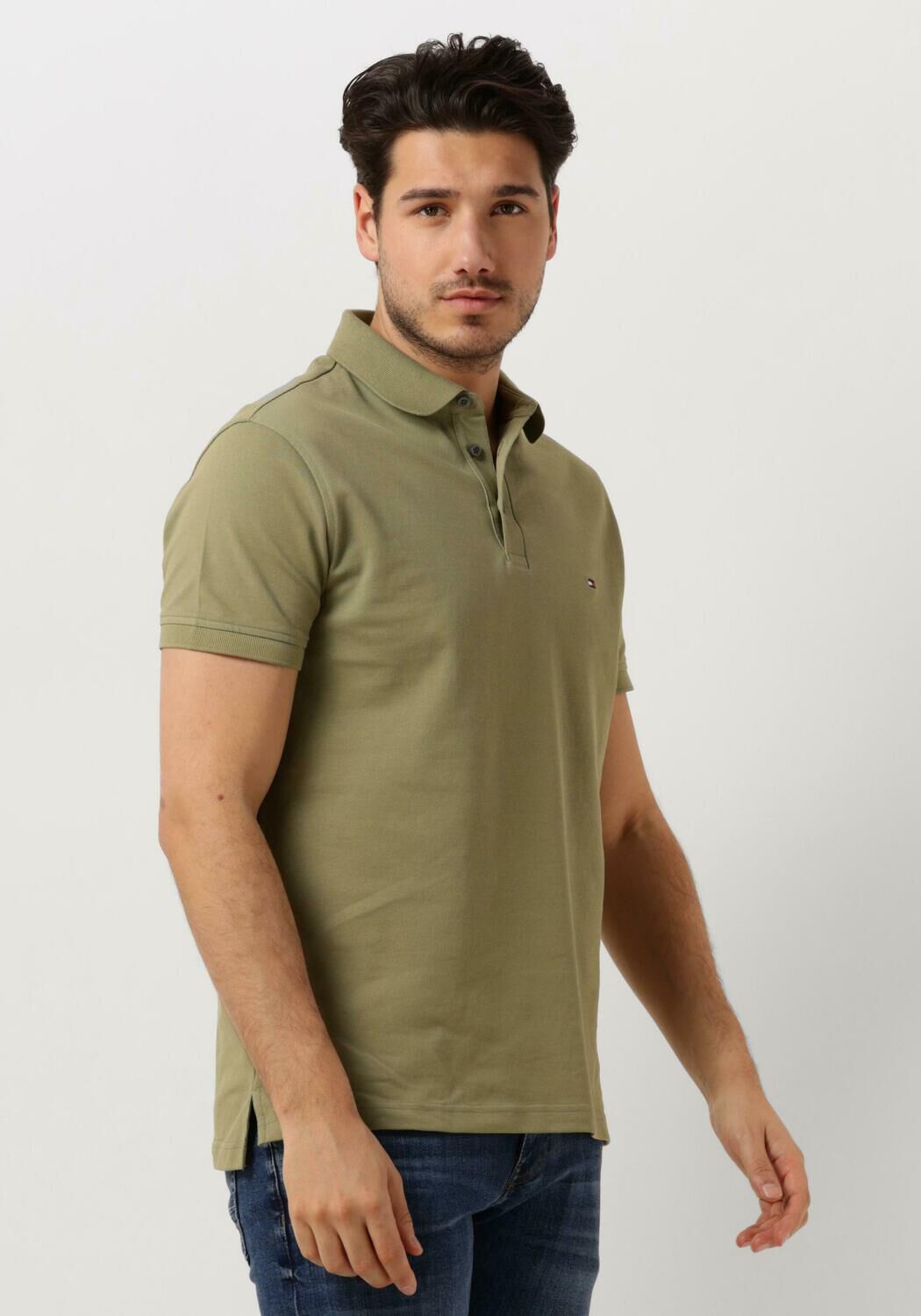 Tommy Hilfiger Poloshirt 1985 SLIM POLO van iets gestructureerd piqué