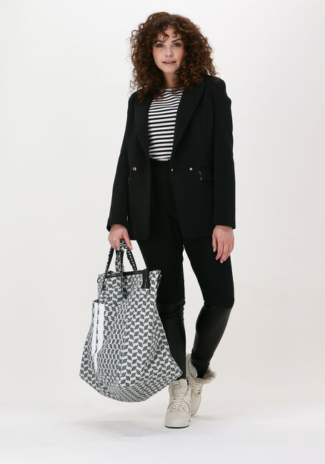 Zwarte 10DAYS Blazer BLAZER SCUBA - large