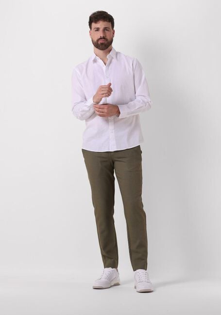 Witte SELECTED HOMME Casual overhemd SLHSLIM-SUN SHIRT LS NOOS - large
