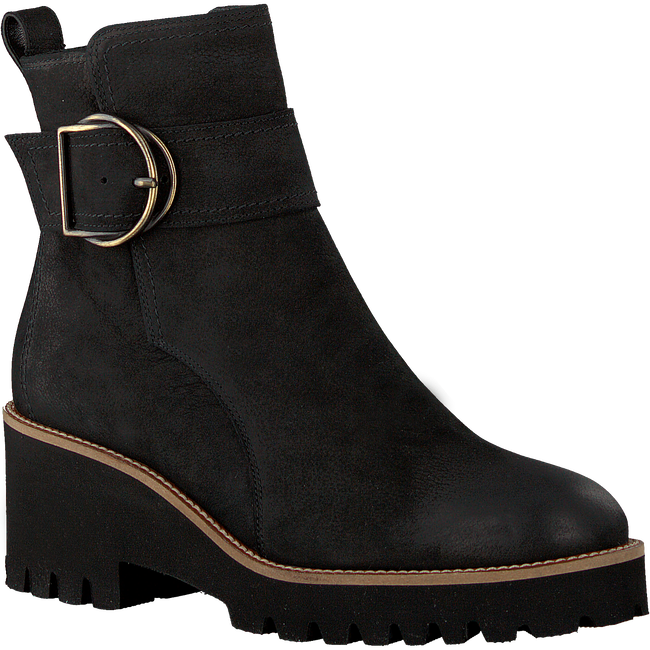 Zwarte PAUL GREEN Enkellaarsjes 9763 | Omoda Zwarte PAUL GREEN Enkellaarsjes 9763 | Omoda