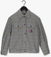 Beige TOMMY JEANS Blouse TJW MINI CHECK OVERSHIRT