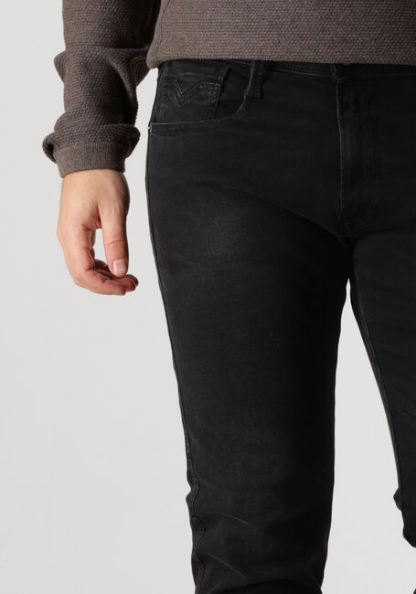 Zwarte REPLAY Slim fit jeans ANBASS PANTS - large