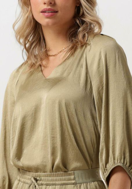 Groene SUMMUM Blouses TOP SILKY TOUCH - large