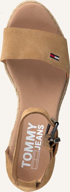 Bruine TOMMY HILFIGER Platte sandalen NATURAL WEDGE Bruine TOMMY HILFIGER Platte sandalen NATURAL WEDGE - large