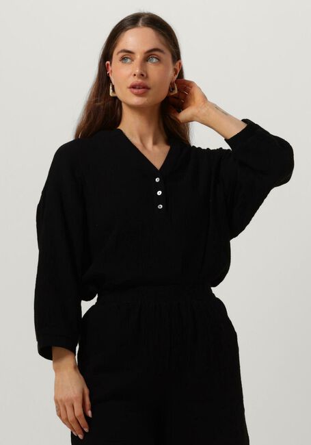 Zwarte MINUS Blouses HEMMA 3/4 SLEEVE BLOUSE 1 - large