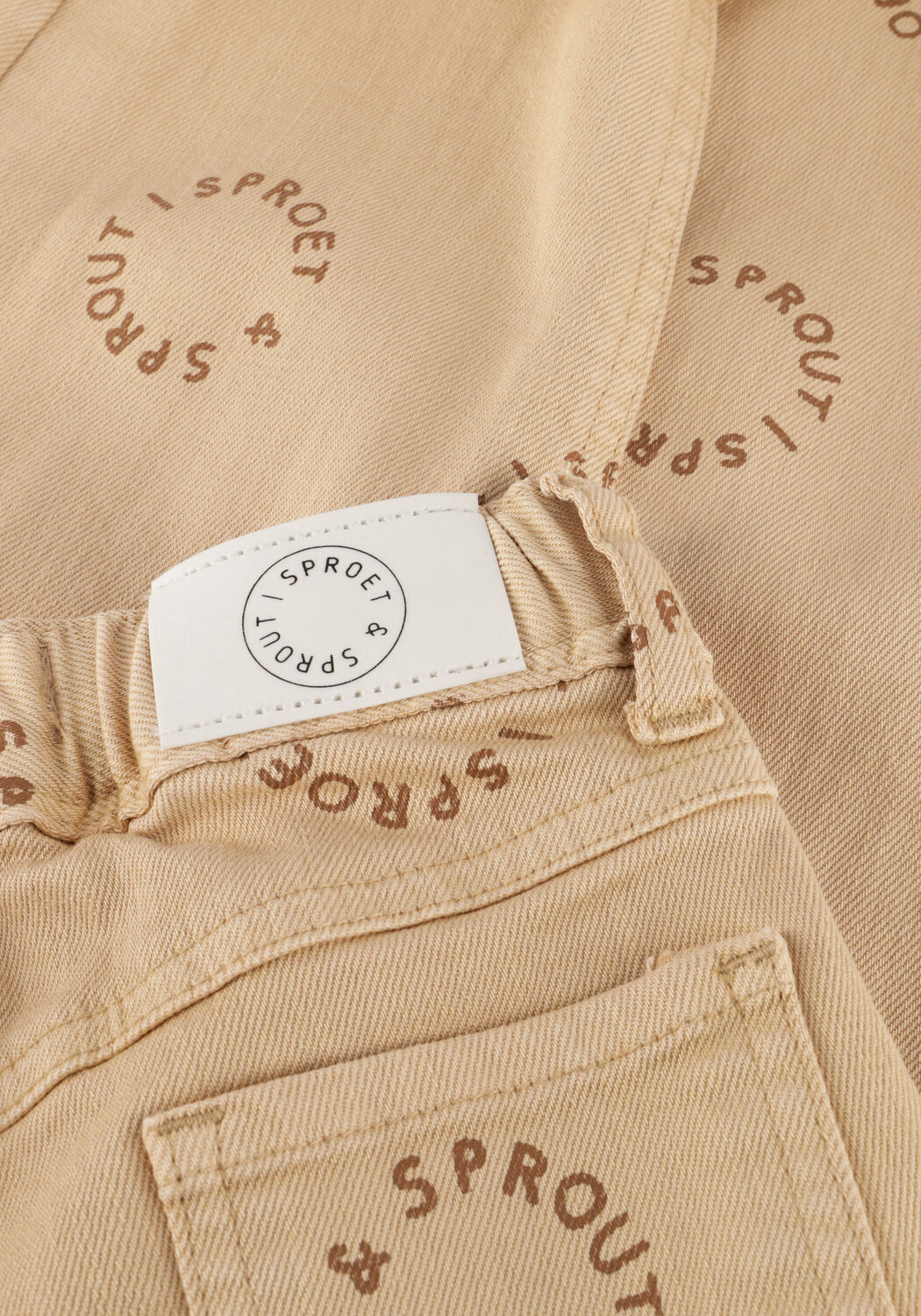 Beige Sproet & Sprout Straight leg jeans DENIM PANTS SPROET - large