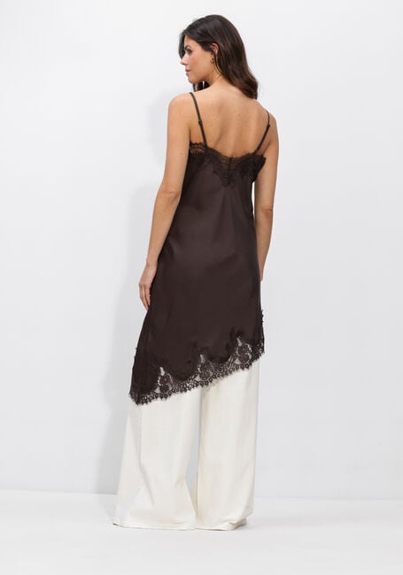 Bruine NEO NOIR Midi jurk SORELLE LACE DRESS - large