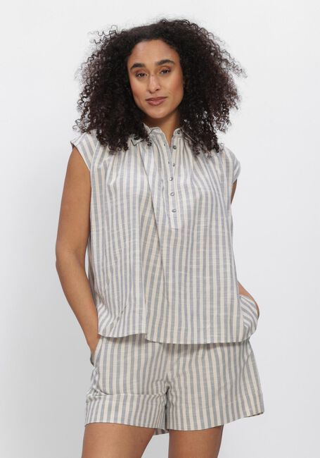 Lichtblauwe KNIT-TED Blouses ROSE - large