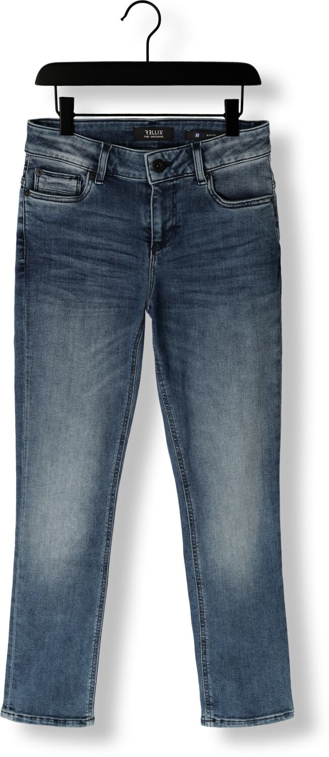 RELLIX Jongens Jeans 154 Used Medium Denim Lichtblauw