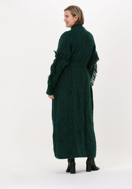 Donkergroene SILVIAN HEACH Vest LONG CARDIGAN CLEVELAND - large