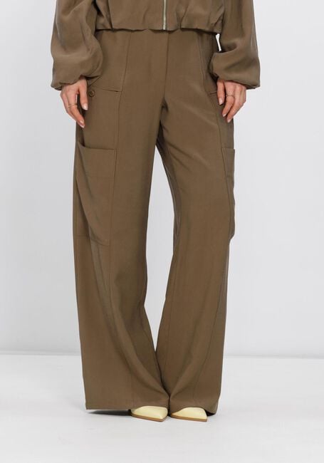 Olijf AAIKO Wijde broek RIVER TEN 545 - large