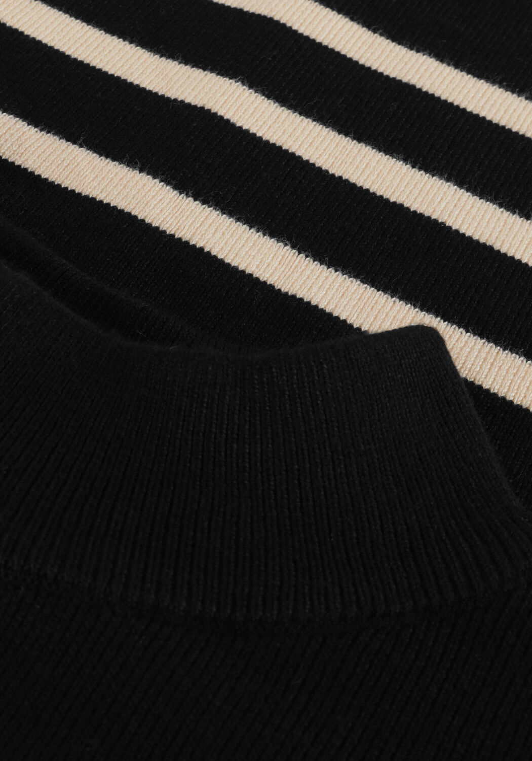 Zwarte OBJECT Trui OBJROMIA L/S LONG KNIT PULLOVER - large