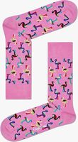Roze HAPPY SOCKS Sokken FLAMINGO - medium