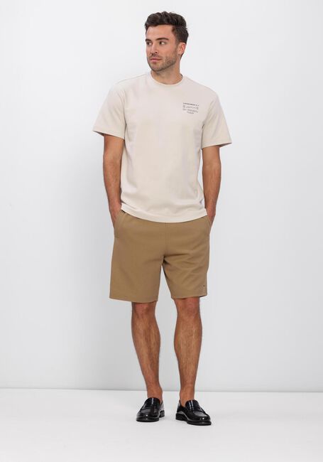 Khaki G-STAR RAW Korte broek STRUCTURED JERSEY SHORT - large