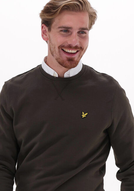Olijf LYLE & SCOTT Trui CREW NECK SWEATSHIRT - large