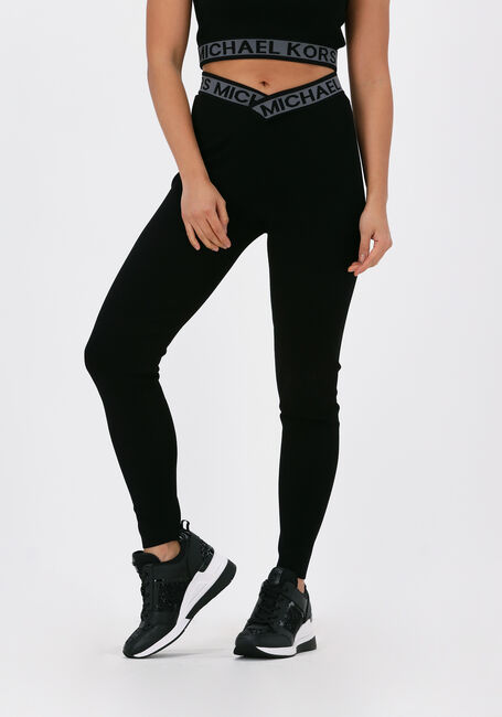 Zwarte MICHAEL KORS Legging ECO MK TAPE LEGGING - large