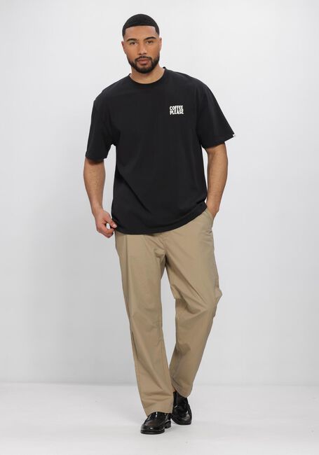 Zwarte ANERKJENDT T-shirt AKVILLADS COFFEEPLEASE SS TEE - large