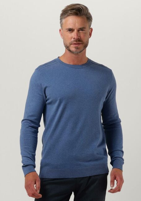 Donkerblauwe SELECTED HOMME Trui SLHBERG CREW NECK B - large