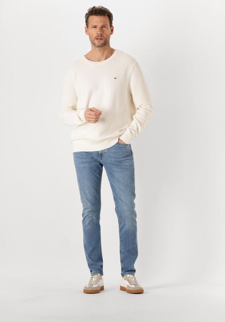 Creme TOMMY HILFIGER Trui ESSENTIAL STRUCTURE CREW NECK - large