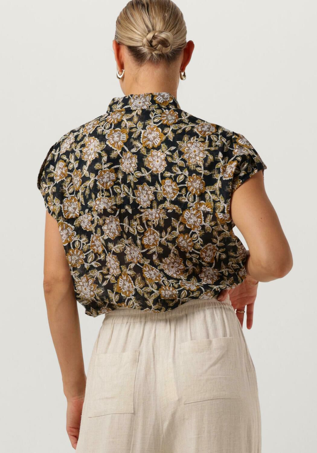 CIRCLE OF TRUST Dames Blouses Lana Blouse Donkergroen
