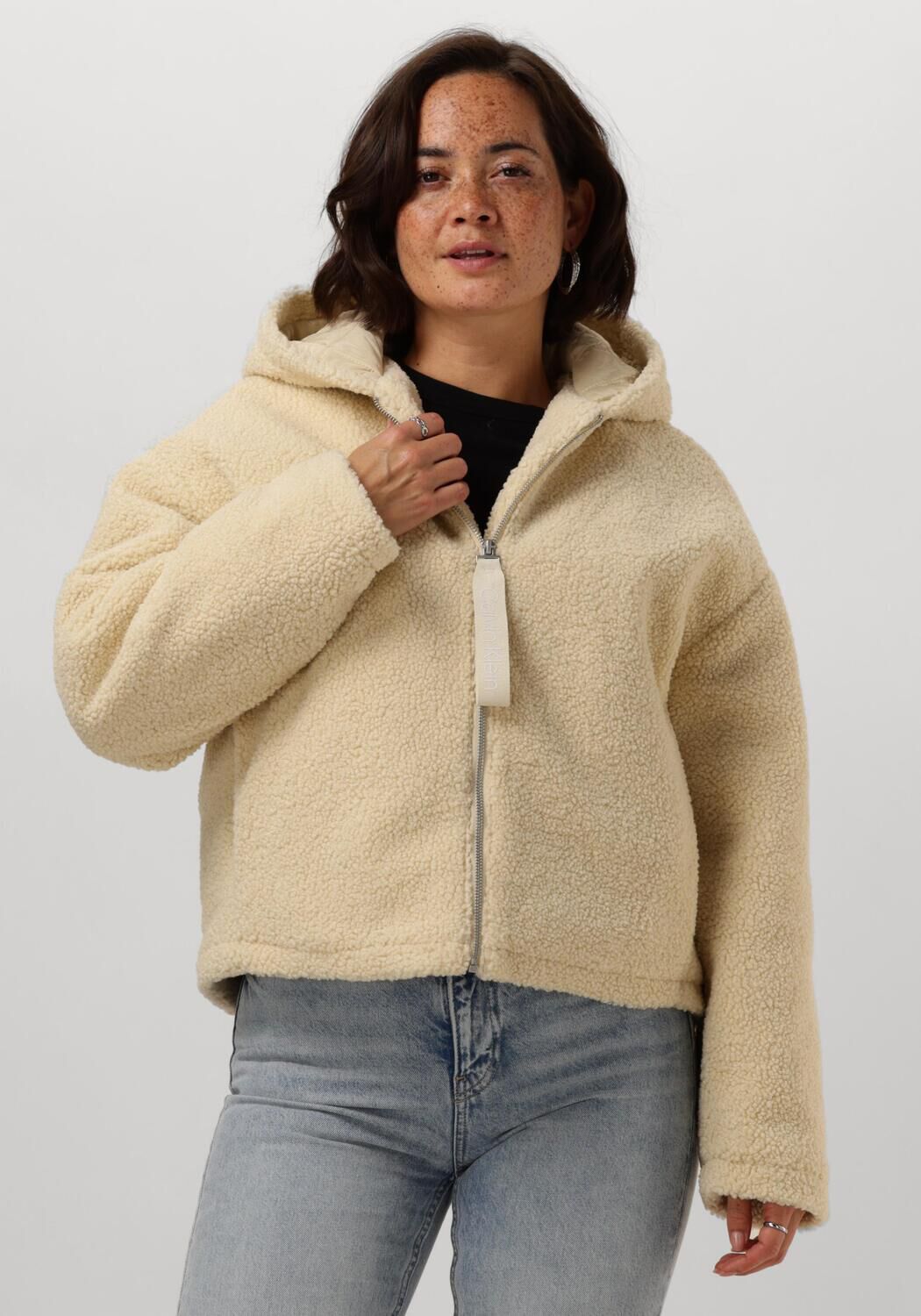 Sherpa jacket teddy top