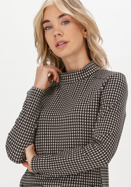 Bruine VANILIA Tops & T-shirts PIUED DE POULE TOP - large