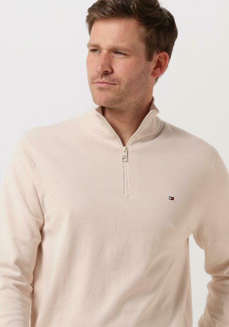 Gebroken wit TOMMY HILFIGER Trui 1985 ZIP MOCK - large