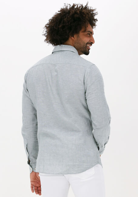 Groene PROFUOMO Casual overhemd HARTGER W COTTON-LINNEN - large