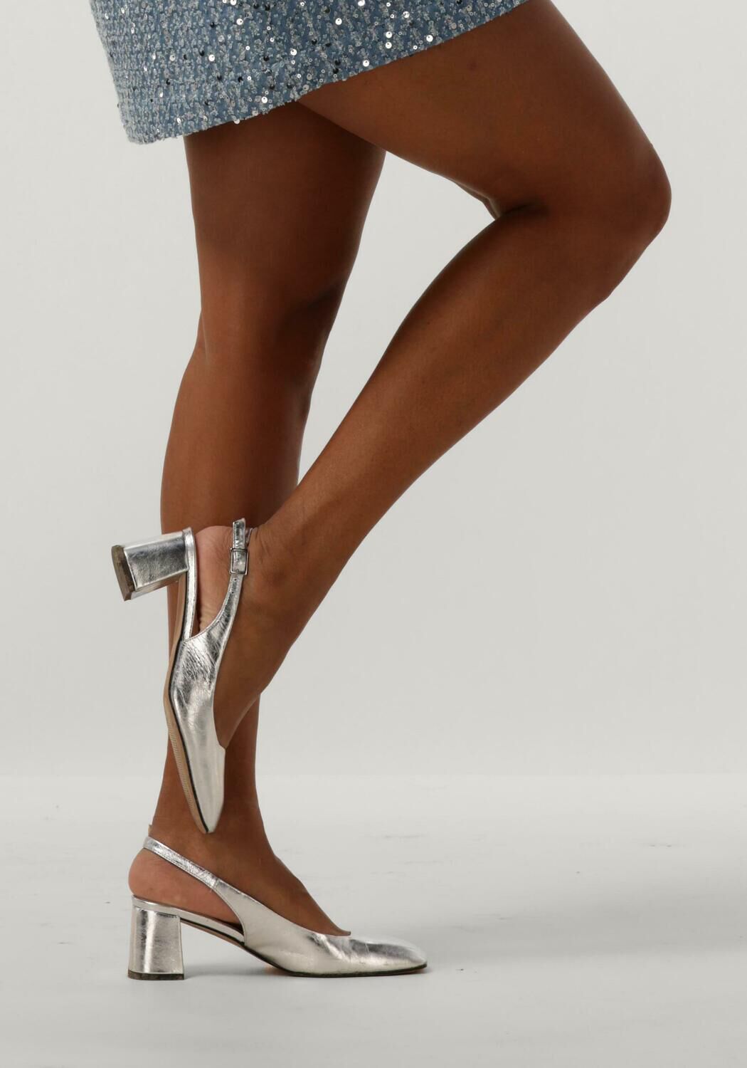 Zilveren NOTRE-V Slingbacks 3713 - large