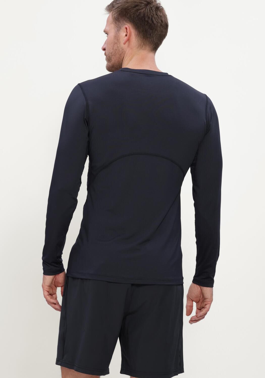 Donkerblauwe AIRFORCE Sportshirts PERFORMANCE LIGHT THERMO LONGSLEEVE - large