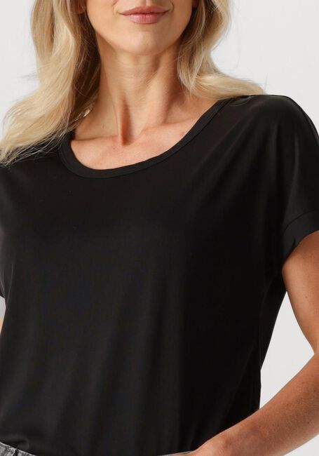 Zwarte MSCH COPENHAGEN T-shirt FENYA MODAL TEE - large