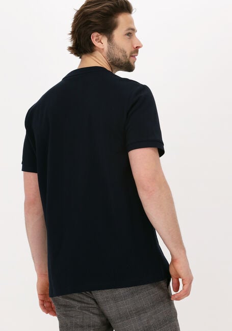 Donkerblauwe FRED PERRY T-shirt POCKET DETAIL PIQUE SHIRT - large