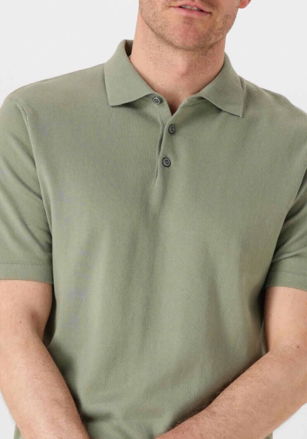 THE GOODPEOPLE Heren Polo's & T-shirts Plan Groen