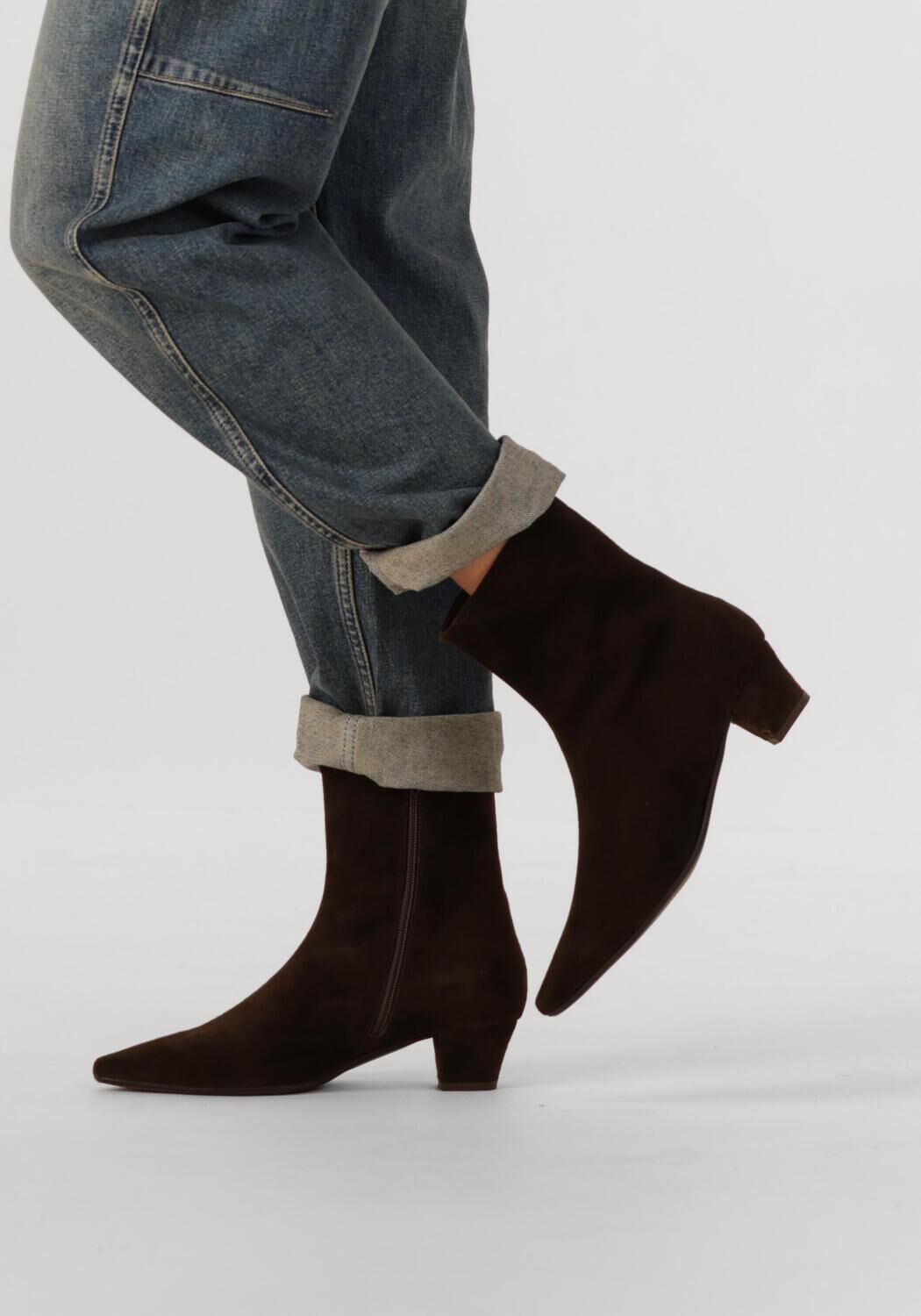 Bruine STEFANO LAURAN Enkellaarsjes 010-292 - large