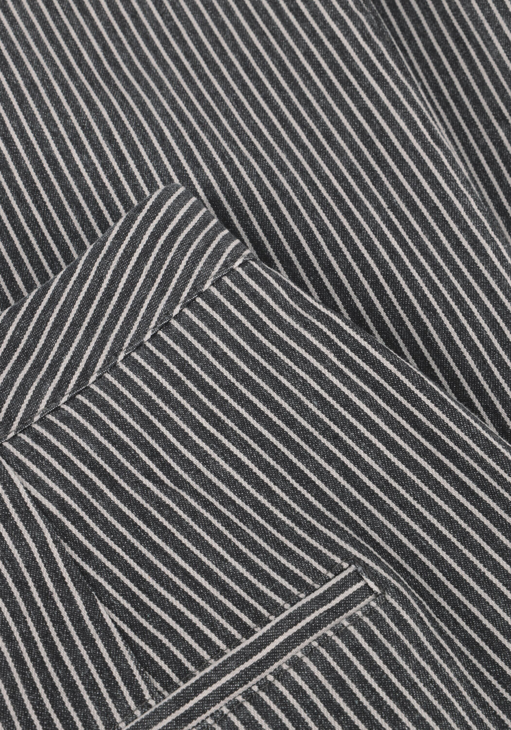 Witte ANOTHER LABEL Pantalon MOORE WIDE PANTS - large