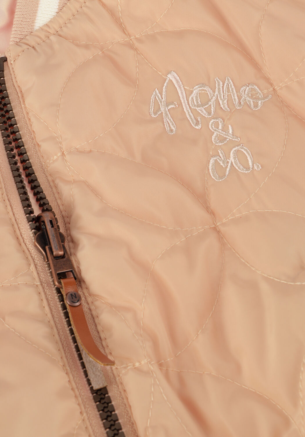 Lichtroze NONO Jack DOTTY REVERSIBLE BOMBER JACKET - large