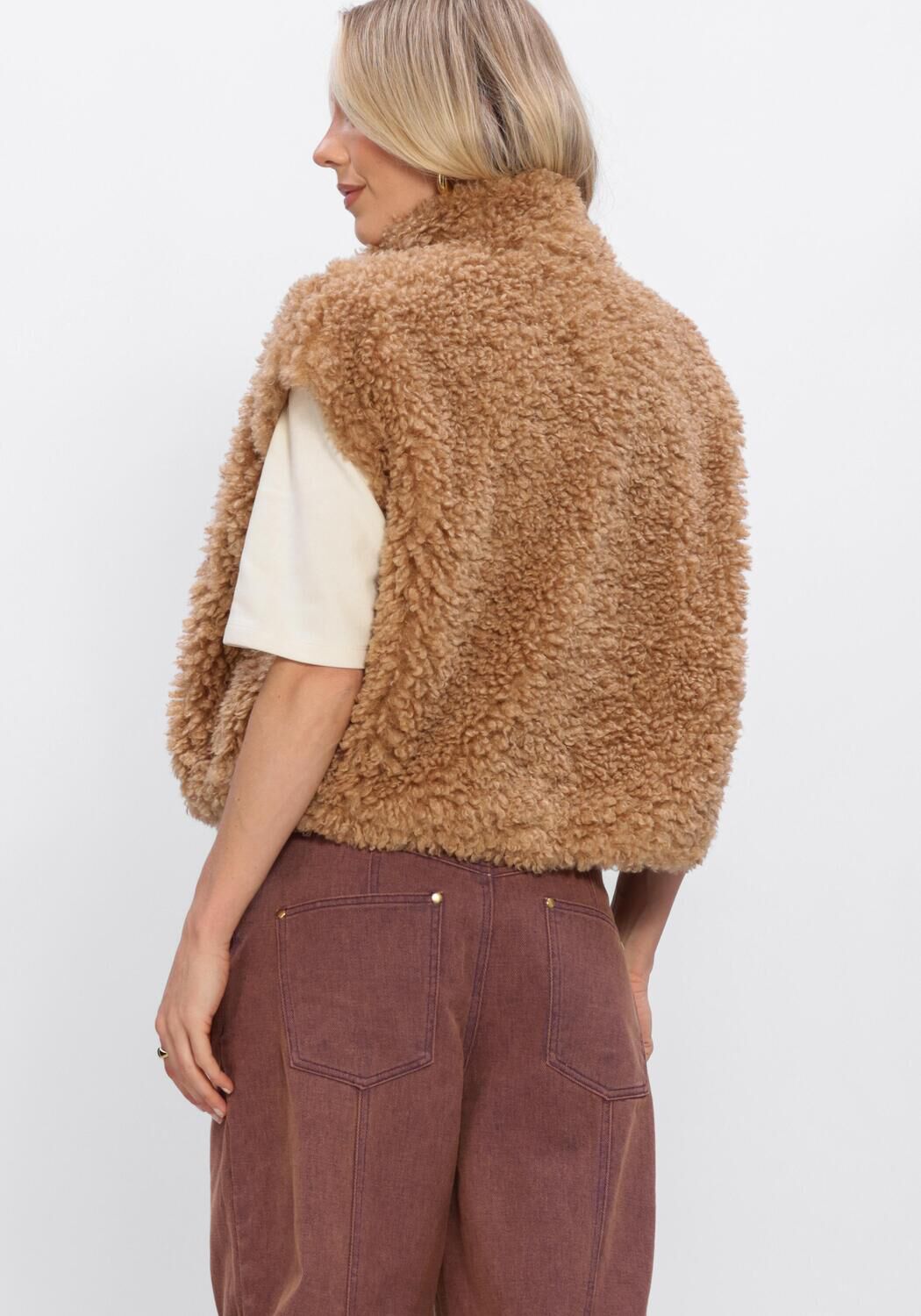 Camel STUDIO AMAYA Gilet SIRA GILET - large
