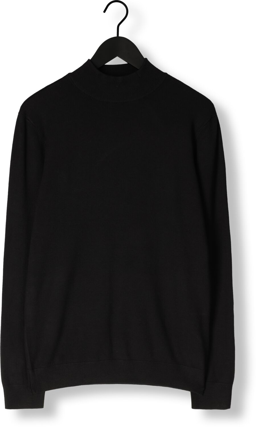 PURE PATH Heren Truien & Vesten Essential Knit Mockneck Sweater Zwart