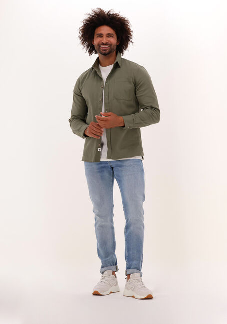 Olijf ANERKJENDT Casual overhemd AKLENNY TWILL SHIRT - large
