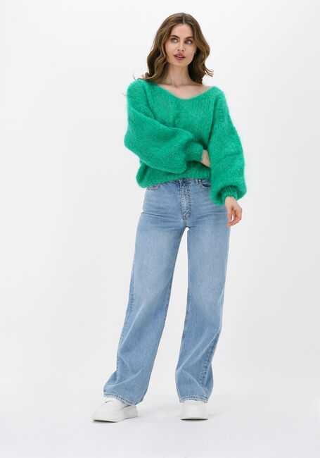 Groene AMERICAN DREAMS Trui MILANA LS MOHAIR KNIT - large