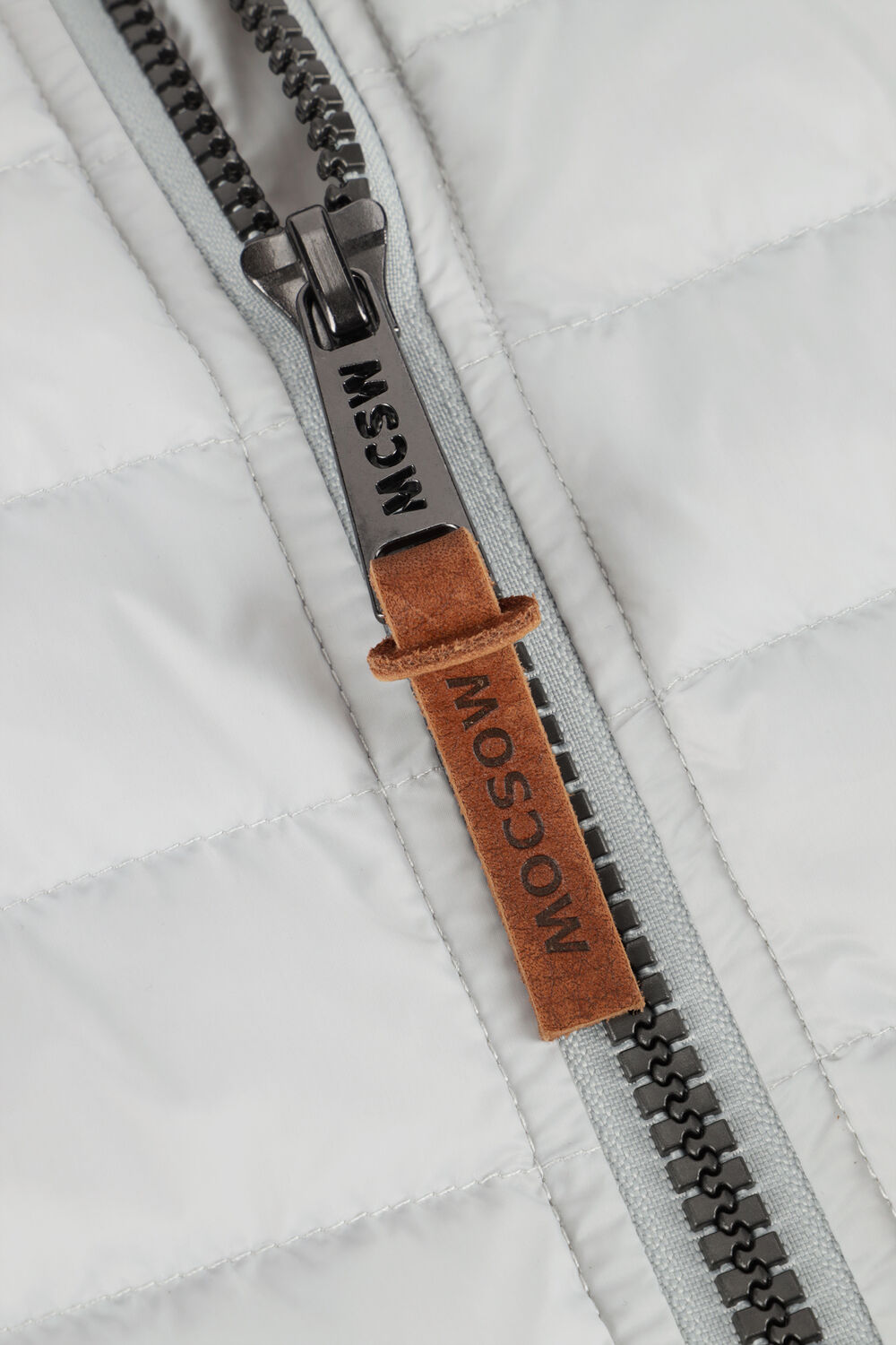 Lichtgrijze MOSCOW Gewatteerde jas 10-08-ADRIANA-1 - large