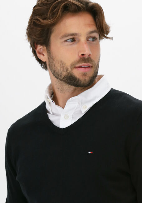 Zwarte tommy hilfiger trui top
