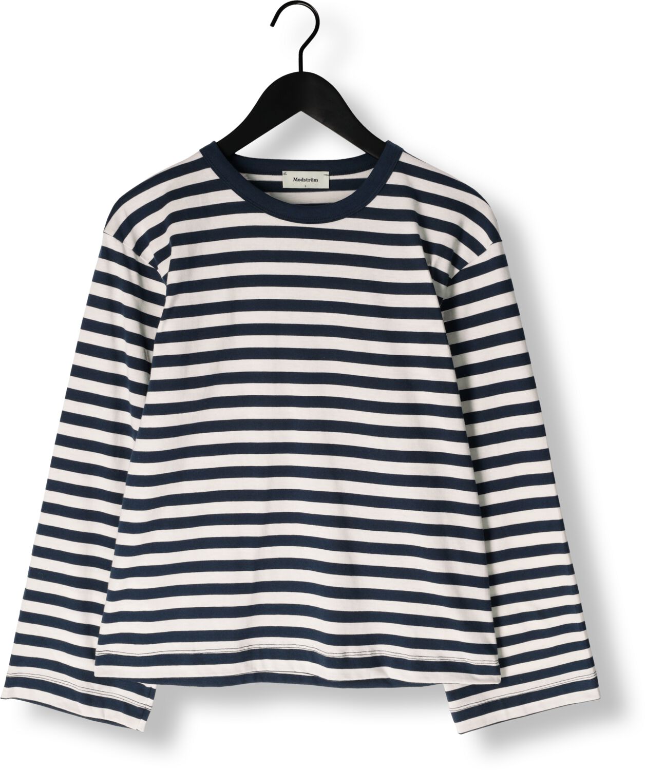 MODSTRÖM Modström Dames Tops & T-shirts Hellenmd Ls Stripe T-shirt Blauw