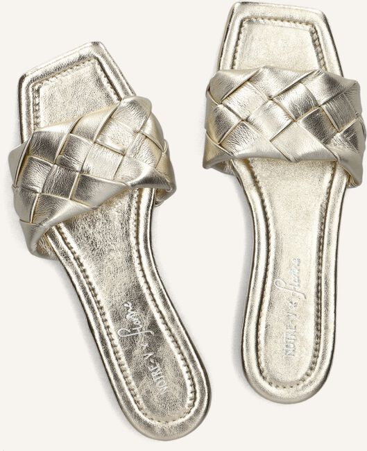 Gouden NOTRE-V Slippers X FLORINE - BABE YOU ARE GOLD Gouden NOTRE-V Slippers X FLORINE - BABE YOU ARE GOLD - large