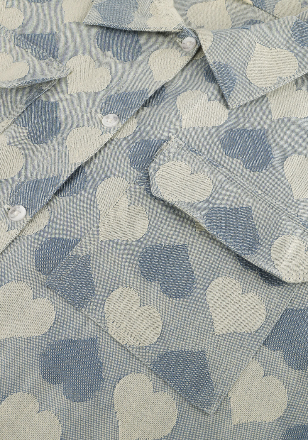 Lichtblauwe Labo de Colores Mini jurk LEA - large