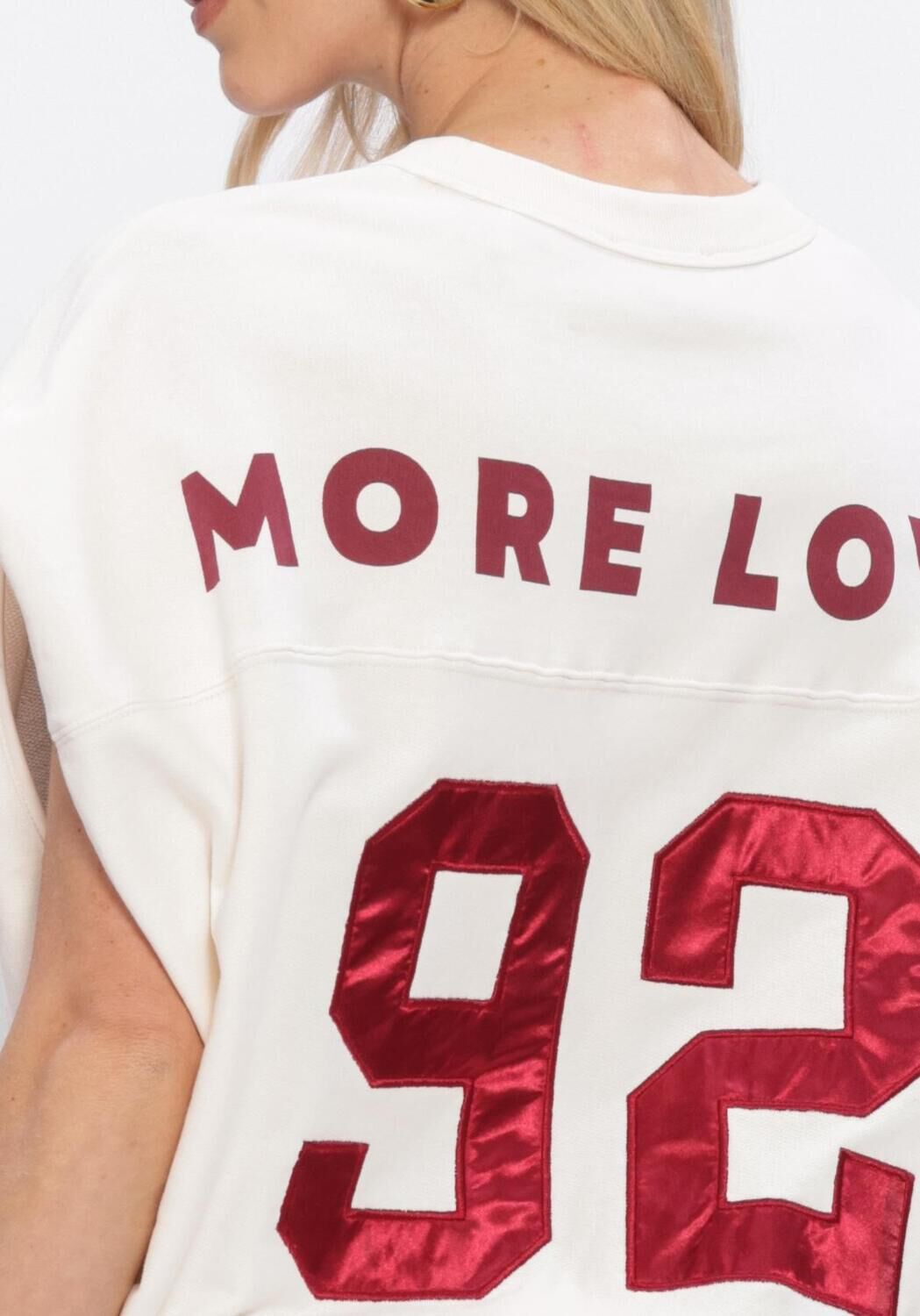 Witte CATWALK JUNKIE Truien/vesten SLEEVELESS GRAPHIC SWEATER - large